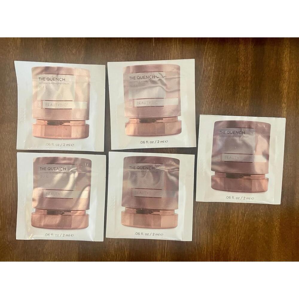 Beauty Bio The Quench Quadralipid Restoring Face Cream - 2ml Travel Packets X 5